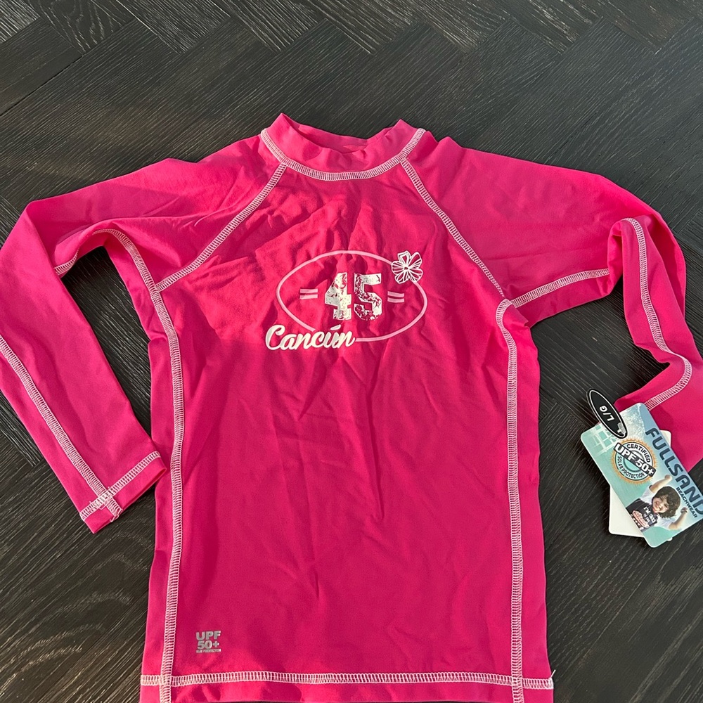 Club Med 45 Girls Cancun Swim Rash Guard
